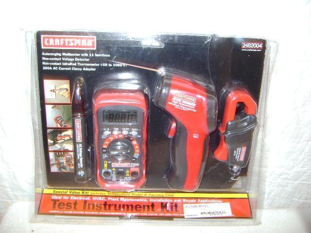Craftsman multimeter voltage detectr infrared 82004 kit