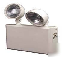 Emergency light 100 watt 12 volt 2 head 120V/277V w bat