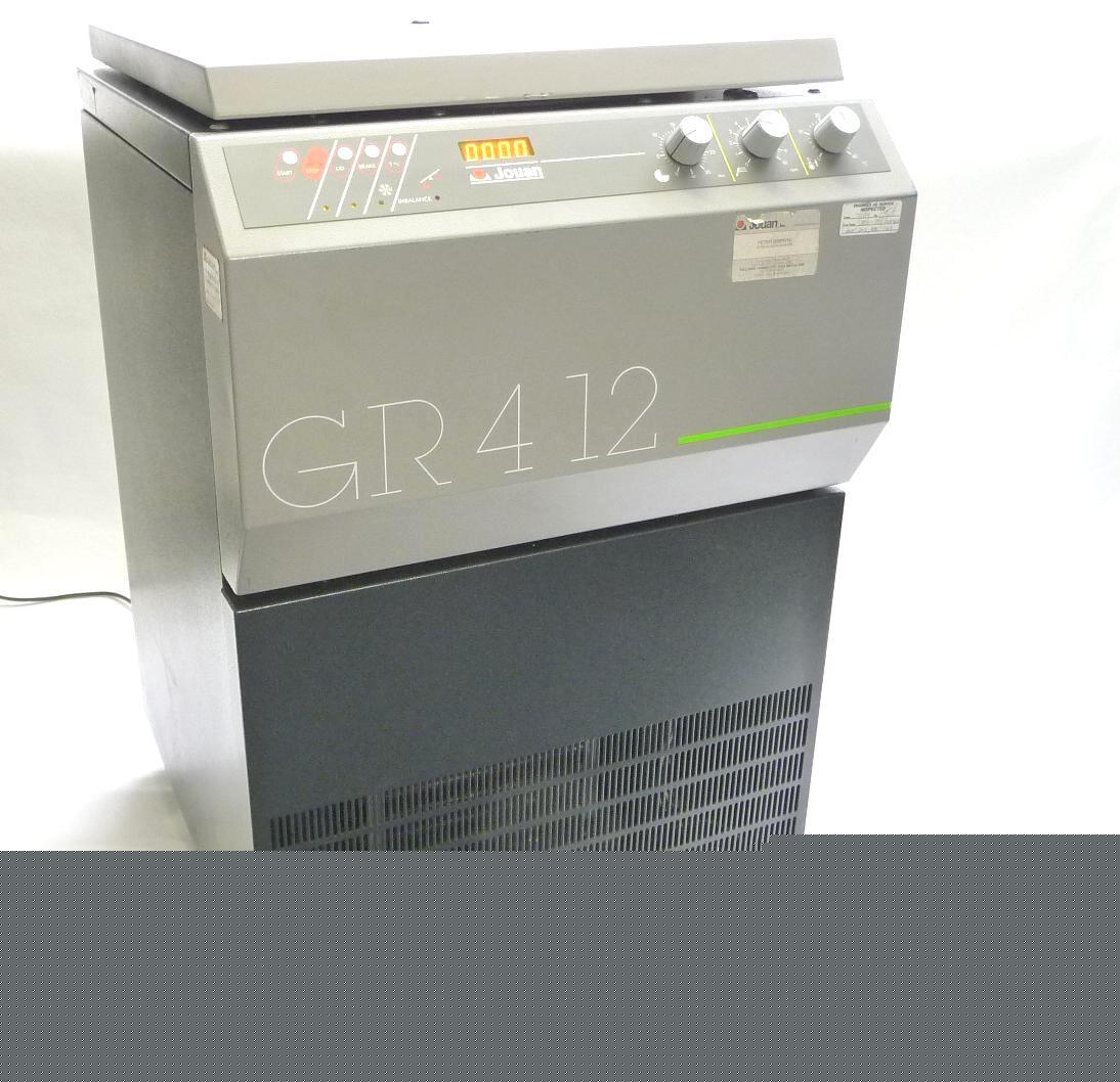 Jouan GR4-12 refrigerated centrifuge GR412 w/ rotor