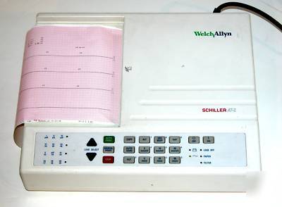 Welch allyn schiller cardiovit at-2 ekg interpretive 