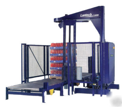 1997 lantech s-1503 wrapping machine with compressor