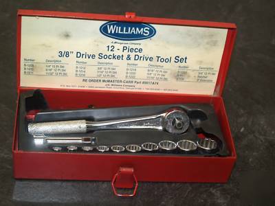 Jh williams 12 piece 3/8