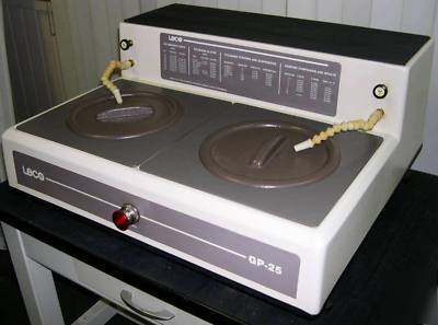 Leco gp-25 table top dual wheel sample polisher grinder