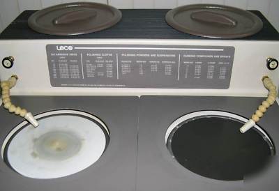 Leco gp-25 table top dual wheel sample polisher grinder