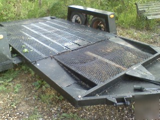 New 6 x 12 low boy trailer -bobcat equipment tires 