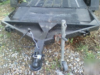 New 6 x 12 low boy trailer -bobcat equipment tires 