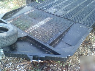 New 6 x 12 low boy trailer -bobcat equipment tires 