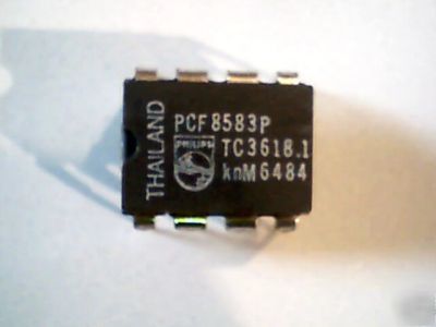 PCF8583 clock/calendar with 240X 8-bit ram