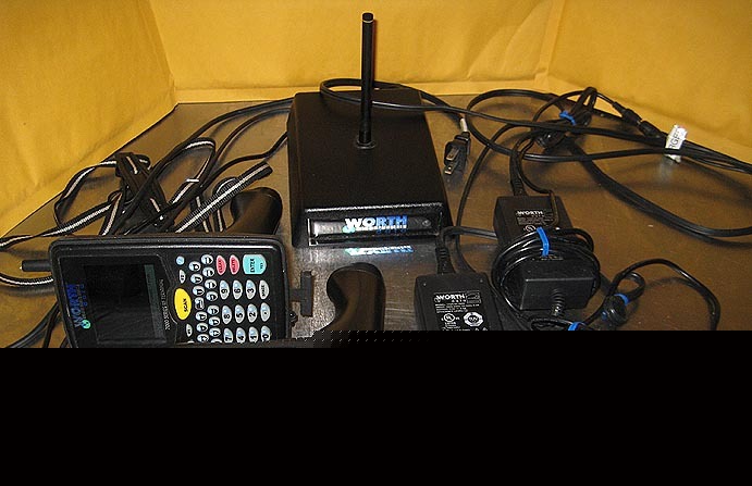 Worth data 7000 series rf scanners+base station B5001 