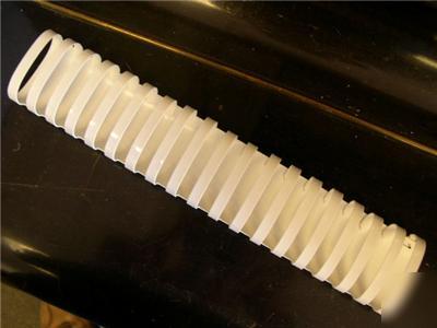 500 lot plastic binding combs white 2