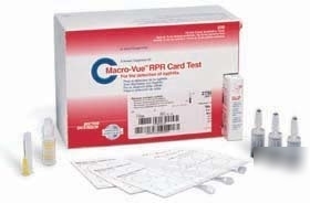 Bd macro-vue rpr circle card test kits, bd diagnostics
