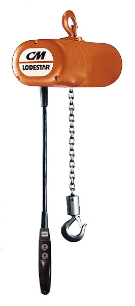 New cm lodestar l 1 ton 20' lift electric chain hoist