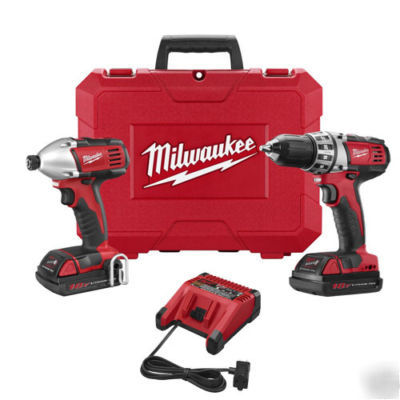 New milwaukee 2691-22 2-tool compact cordless combo kit