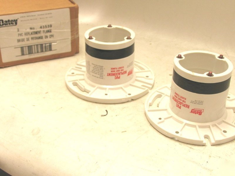 New 2 oatey pvc replacment closet flange 43539 brand 