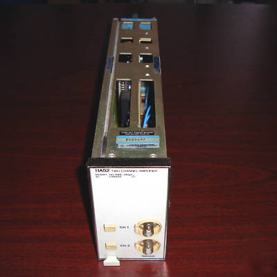 Tektronix 11A52 600 mhz two channel plug-in amplifier