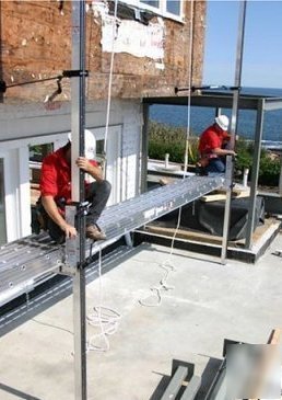 24' basic 3-pole aluminum pump jack system