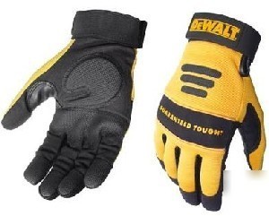 Dewalt DPG21 synthetic padded palm work gloves x-large