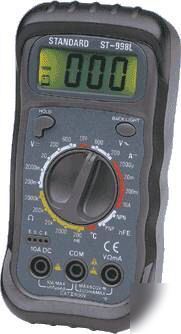 Digital multimeter dmm with temperature and backlit