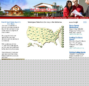 Fully developed real estate agent directory website