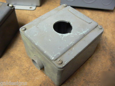 4 electrical boxes â˜…1 & 2 button & hinged â˜…square d â˜…a