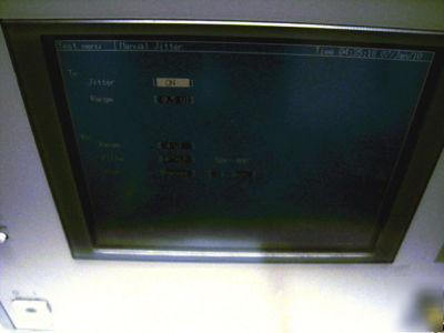 Anritsu MP1777A jitter analyzer with options 02 and 10