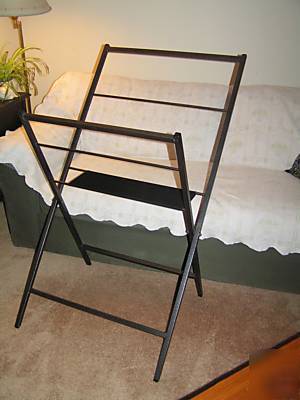 Display print rack bin art gallery show metal holder 