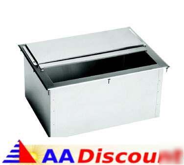 Krowne drop in ice bin with 8 circuit cold plate 87 lb