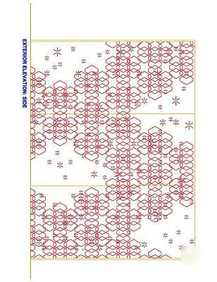 Routed mdf panel two color lacquer paint