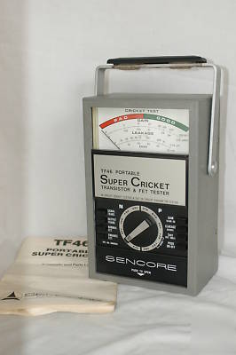 Sencore TF46 super cricket transistor & fet tester