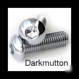 M4 x 8 high tensile socket button screws bolts bzp,20PK