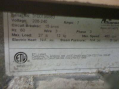 4 commercial washers machines, huebsch, 30 pound load