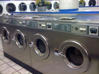 4 commercial washers machines, huebsch, 30 pound load