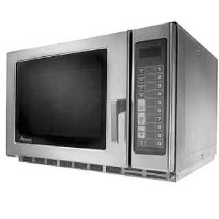 Amana RFS18MPS microwave oven , heavy duty stainless st