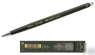 Faber castell tk 9400 clutch pencil+10 leads 5B 3.15MM