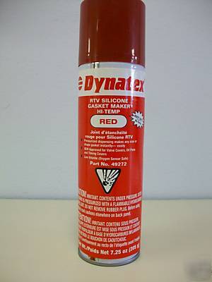 Dynatex red rtv silicone gasket maker 8OZ can