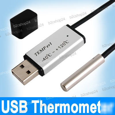 Pc notebook usb thermometer temperature data recorder
