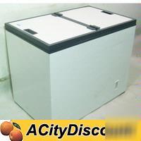 Used commercial ice cream frozen food chest freezer