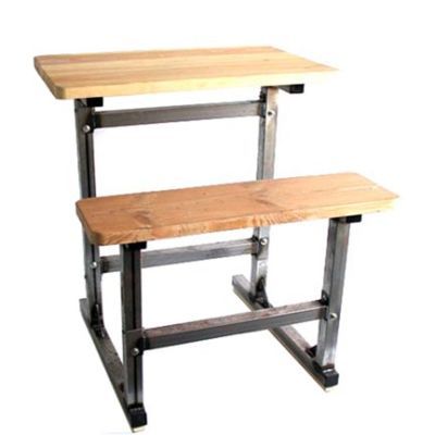 Bar table, pub, tavern, high top with bench (complete)