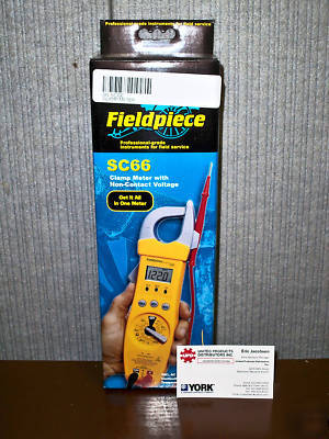 Fieldpiece SC66 all-in-one clamp-on meter for hvac/r