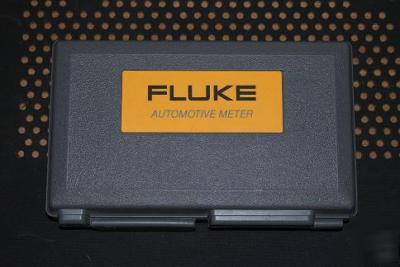 Fluke 78 automotive multimeter w/leads, case 