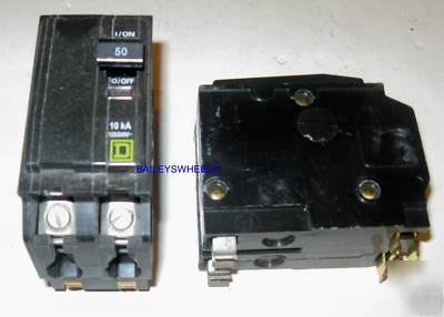 Square d qo double 2 pole 50A 50 amp breaker QO250 u