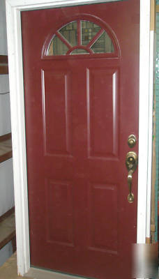 Thermatru insulated steel entry door 3-0 x 6-8 painted