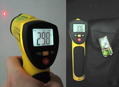 750C degree ir thermometer d:s=8:1,with backlight