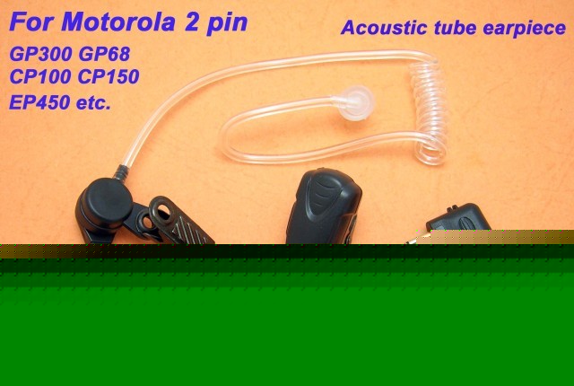 Acoustic tube earpiece motorola GP300 EP450 mag one 006