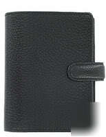 Filofax finsbury black leather A4 size organiser
