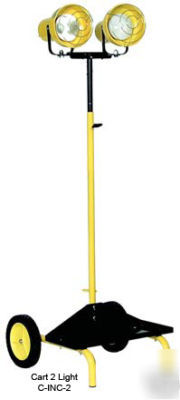 Flood light tpi incandescent portable cart model