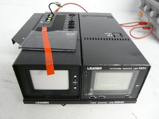 Leader waveform monitor lbo 5864 lvm 5863A