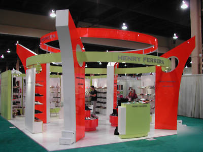 Trade show booth exhibit 20X20 modern & futuristic 