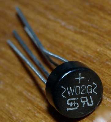 W02G bridge rectifier 200V 1.5A