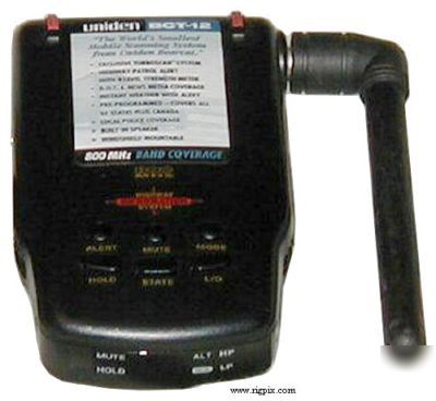 Uniden bearcat bct 12 stormtracker police scanner rare